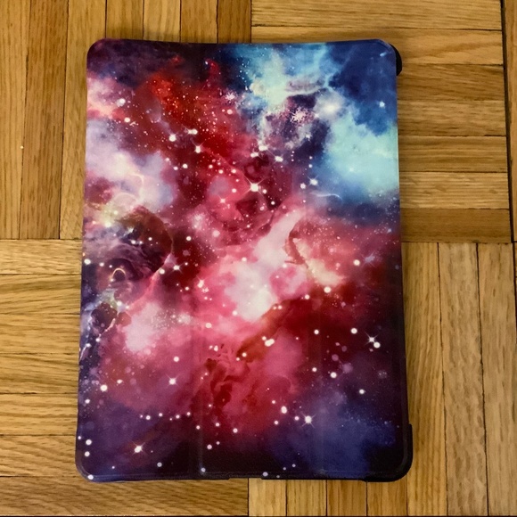 iPad Pro 11 case tablet cover galaxy print colorful stars faux leather stand - Picture 6 of 10